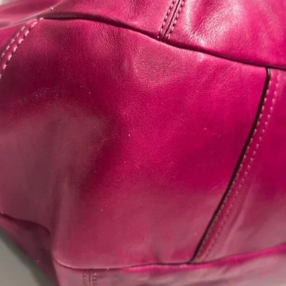 Coach Ergo Pleated Leather 12248 Kisslock Hobo/Shoulder Bag EUC! - Picture 14 of 16